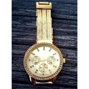 Rare Diamond Burst Mens Dress Watch Faux Sub Dials Singapore